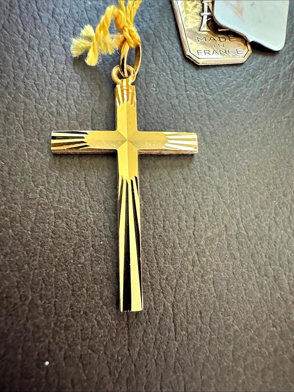 Gold Cross Pendant